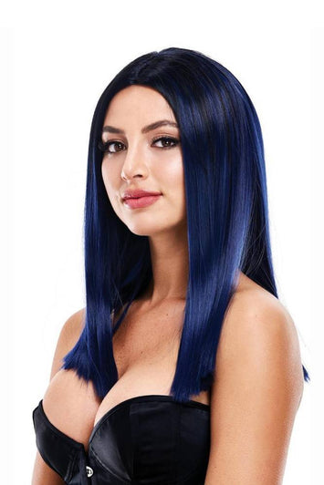 Pleasure Wigs - Nicole - Dark Blue - Stag Shop