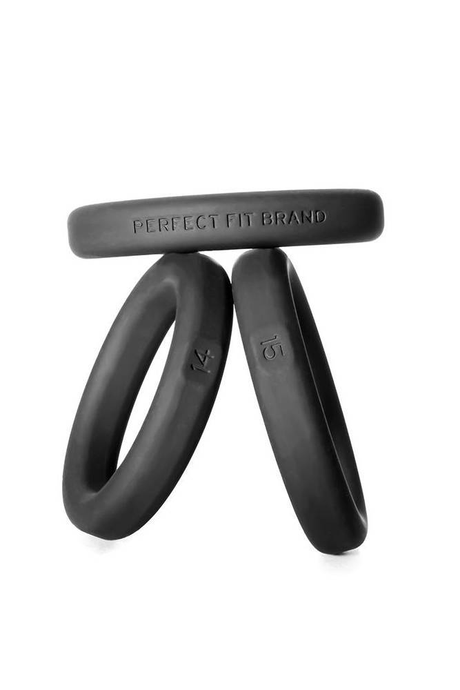 Perfect Fit - Xact Fit Cock Ring 3 PC Set - Medium - Stag Shop