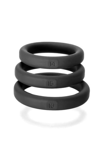 Perfect Fit - Xact Fit Cock Ring 3 PC Set - Medium - Stag Shop