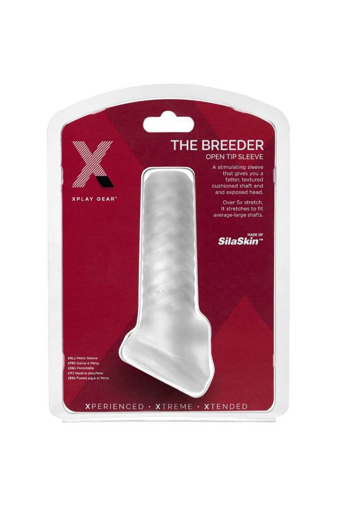 Perfect Fit - Xplay - Textured Breeder Sleeve - Clear - Stag Shop