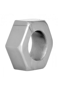 Thumbnail for XR Brands - Master Series - Silver Hex - Heavy Duty Cock Ring - Stag Shop