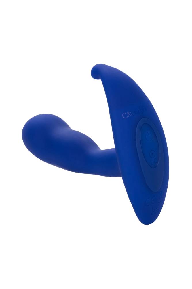Cal Exotics - Admiral - Advanced Curved Vibrating Prostate Probe - Blue - Stag Shop