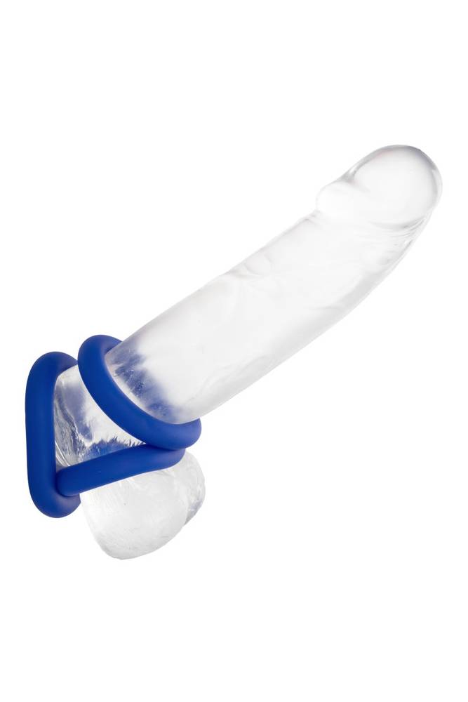 Cal Exotics - Admiral - Universal Cock Ring Set - Blue - Stag Shop