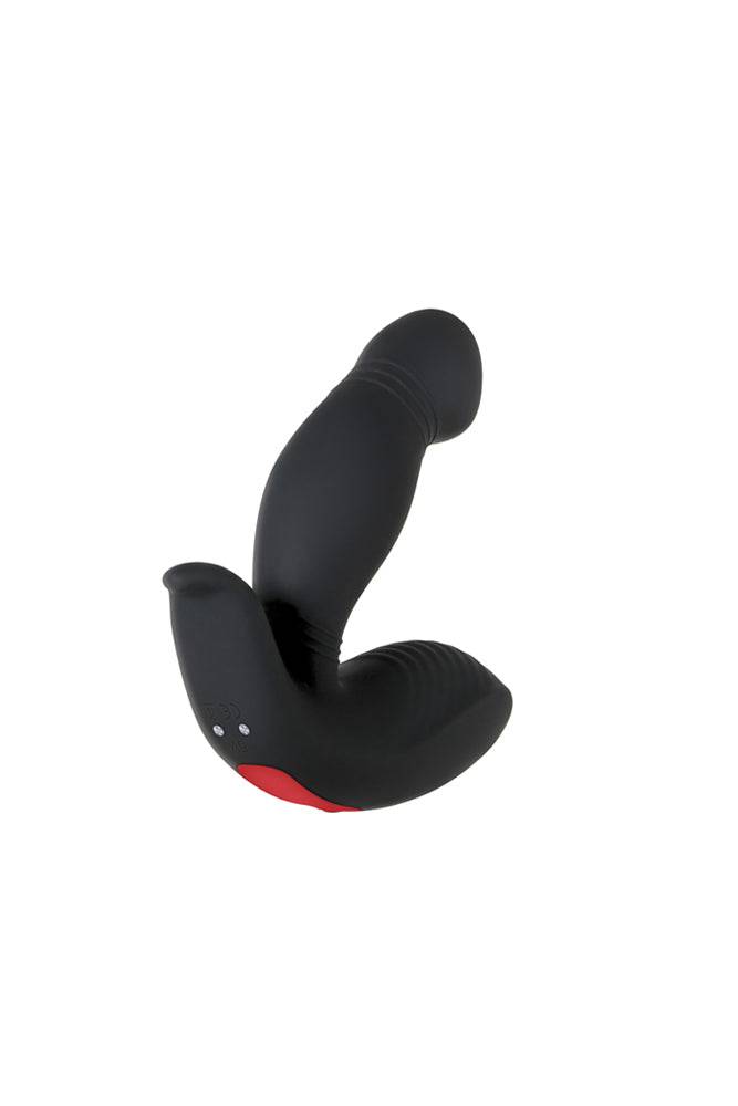 Adam & Eve - Adam's Rechargeable Prostate Massager & Remote Control - Black - Stag Shop