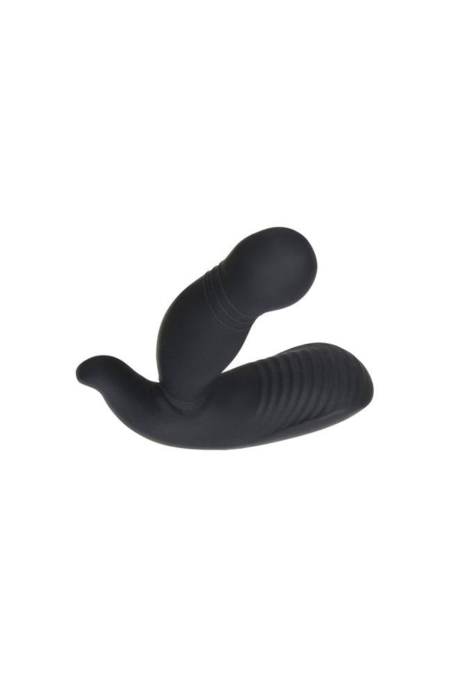 Adam & Eve - Adam's Rechargeable Prostate Massager & Remote Control - Black - Stag Shop