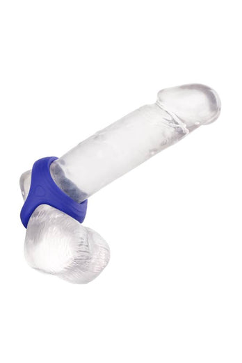 Cal Exotics - Admiral - Cock & Ball Dual Ring - Blue - Stag Shop