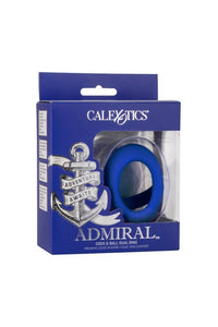 Thumbnail for Cal Exotics - Admiral - Cock & Ball Dual Ring - Blue - Stag Shop
