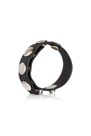 Cal Exotics - Colt - Adjustable 5 Snap Leather Cock/Ball Strap - Stag Shop