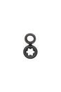 Cal Exotics - Alpha - Liquid Silicone Dual Magnum Ring - Black - Stag Shop