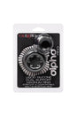 Cal Exotics - Alpha - Liquid Silicone Dual Magnum Ring - Black - Stag Shop