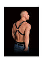 Ouch by Shots Toys - Adonis High Halter Chest Harness - Black - Stag Shop