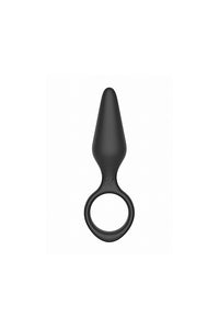 Thumbnail for Shots Toys - Jil - Adrian Flexible Butt Plug and Cockring - Black - Stag Shop