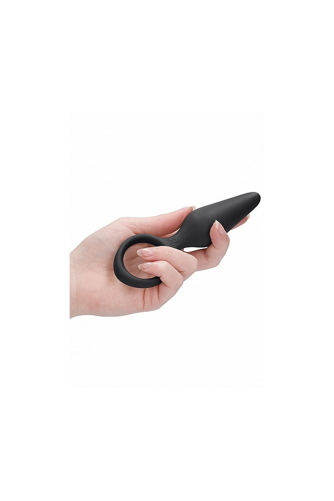 Shots Toys - Jil - Adrian Flexible Butt Plug and Cockring - Black - Stag Shop