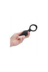 Shots Toys - Jil - Adrian Flexible Butt Plug and Cockring - Black - Stag Shop