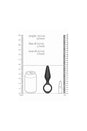 Shots Toys - Jil - Adrian Flexible Butt Plug and Cockring - Black - Stag Shop