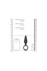 Shots Toys - Jil - Adrian Flexible Butt Plug and Cockring - Black - Stag Shop