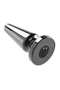 Evolved - Advanced Metal Vibrating Plug with Suction Cup Base - Black - Stag Shop