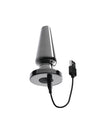 Evolved - Advanced Metal Vibrating Plug with Suction Cup Base - Black - Stag Shop