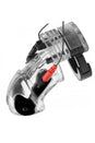 XR Brands - Master Series - Electro Lockdown Estim Male Chastity Cock Cage - Stag Shop