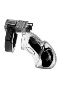 Thumbnail for XR Brands - Master Series - Electro Lockdown Estim Male Chastity Cock Cage - Stag Shop