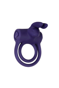 Thumbnail for Adam & Eve - Silicone Rechargeable Rabbit Ring - Blue - Stag Shop