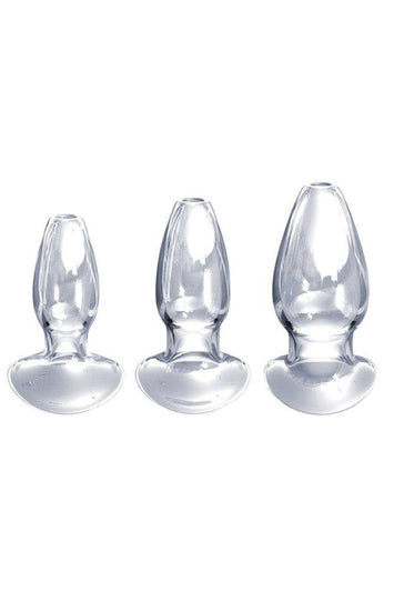Pipedream - Anal Fantasy Elite - Glass Gaper Tunnel Plug - Stag Shop