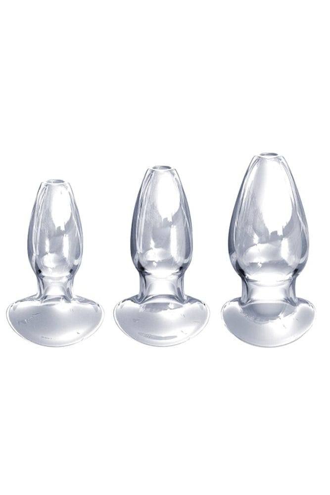 Pipedream - Anal Fantasy Elite - Glass Gaper Tunnel Plug - Stag Shop