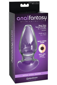 Thumbnail for Pipedream - Anal Fantasy Elite - Glass Gaper Tunnel Plug - Stag Shop