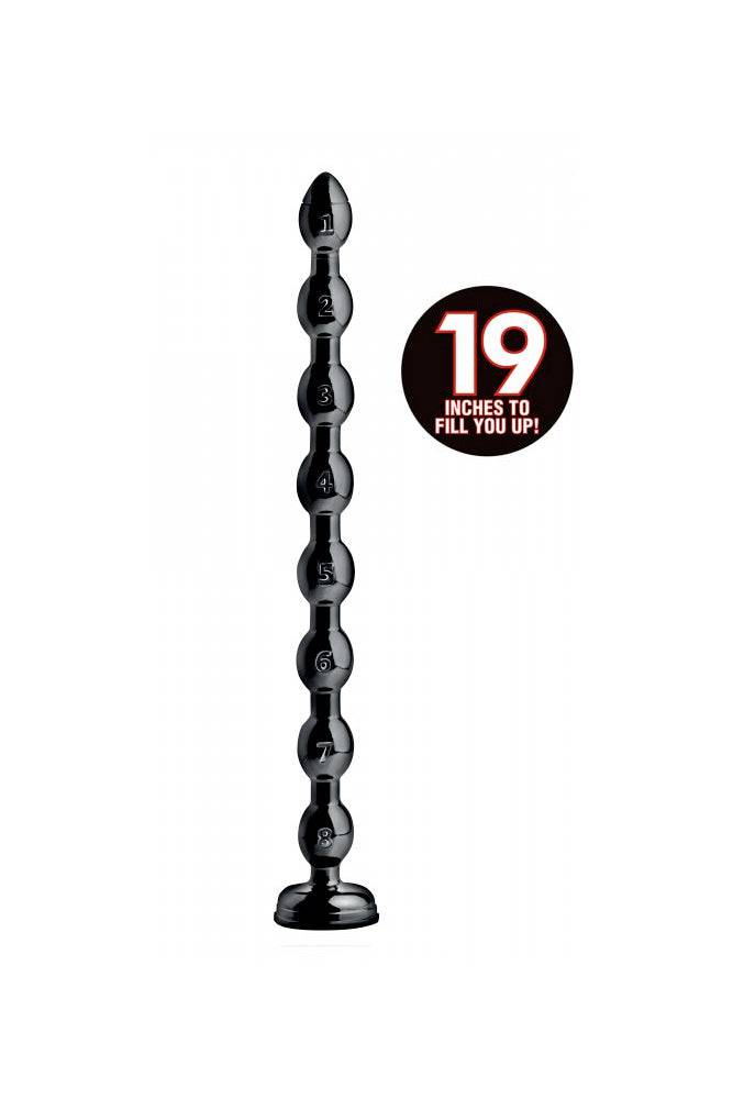 XR Brands - Hosed - Beaded Anal Snake - 19 Inch - Stag Shop