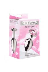 XR Brands - Booty Sparks - Pink Gem Anal Plug- Large - Stag Shop