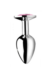 XR Brands - Booty Sparks - Pink Gem Anal Plug- Medium - Stag Shop