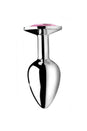 XR Brands - Booty Sparks - Pink Gem Anal Plug- Large - Stag Shop