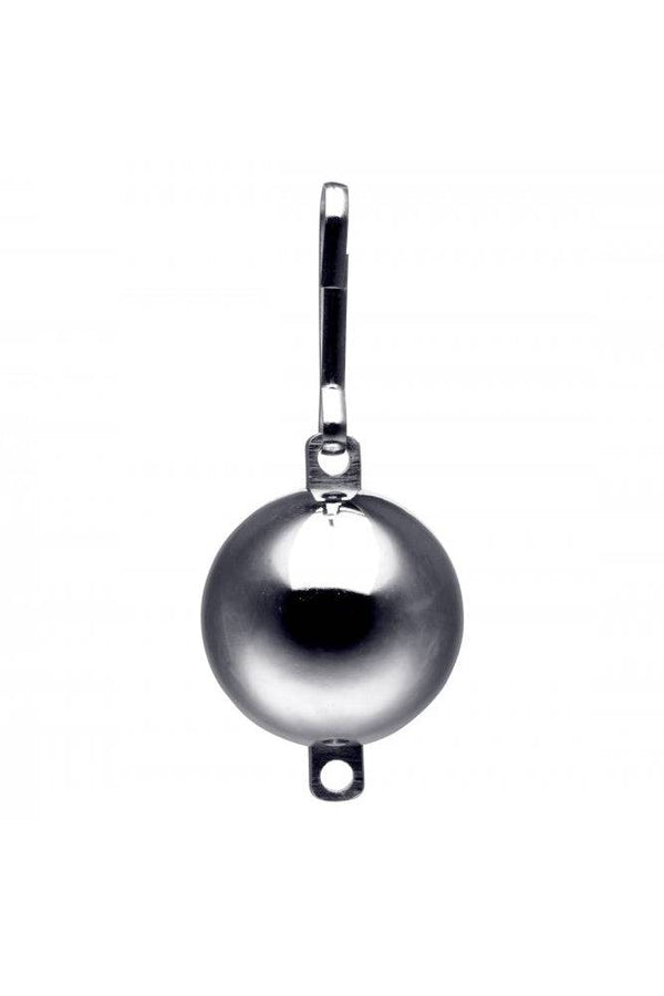 XR Brands - Master Series - Oppressor’s Orb Ball Weight with Connection Point - 8oz - Stag Shop