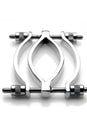 XR Brands - Master Series - Stainless Steel Adjustable Pussy Clamp - Stag Shop