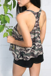 Fantasy Lingerie - AF811 - Savage AF Swing Top - Camo - Stag Shop