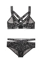 Fantasy Lingerie - AF908 - Karma's a Bitch Bralette & Cutout Panty Set - Black - Stag Shop