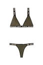 Fantasy Lingerie - AF910 - BOSS Bitch Bralette & Thong Panty Set - Black/Gold - Stag Shop