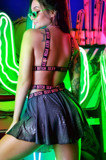 Fantasy Lingerie - AF913 - Sexy Bitch Skater Skirt - Stag Shop