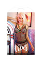Fantasy Lingerie - AF931 - I'd Hit That Caged Cami & Cheeky Panty - Black - Stag Shop