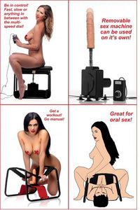 Thumbnail for XR Brands - Lovebotz - 4 in 1 Bangin Bench with Sex Machine - Pre Order - Stag Shop