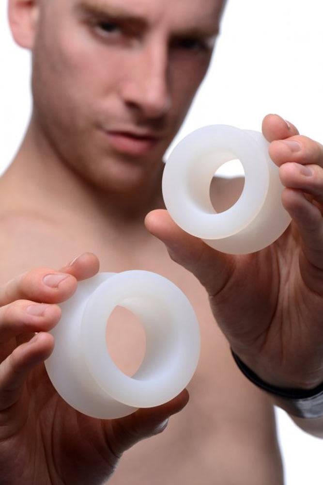 XR Brands - Master Series - Stretch Master 2 Piece Training Silicone Ass Grommet set - Stag Shop