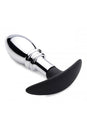 XR Brands - Master Series - Dark Stopper Metal and Silicone Anal Plug - Stag Shop