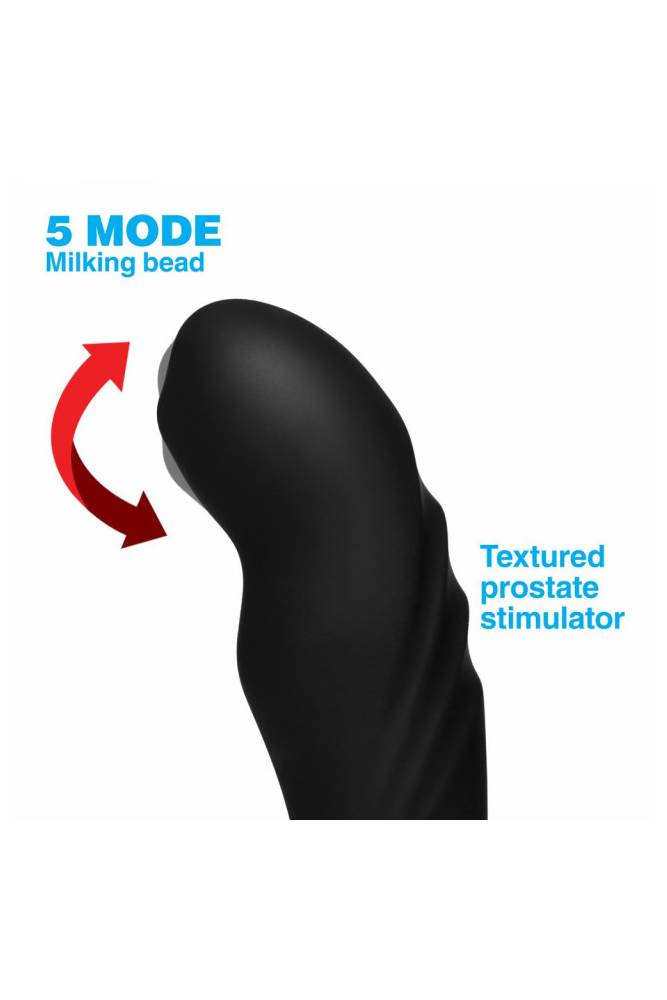 XR Brands - Alpha-Pro - 17X P-Trigasm Prostate Massager - Black - Stag Shop