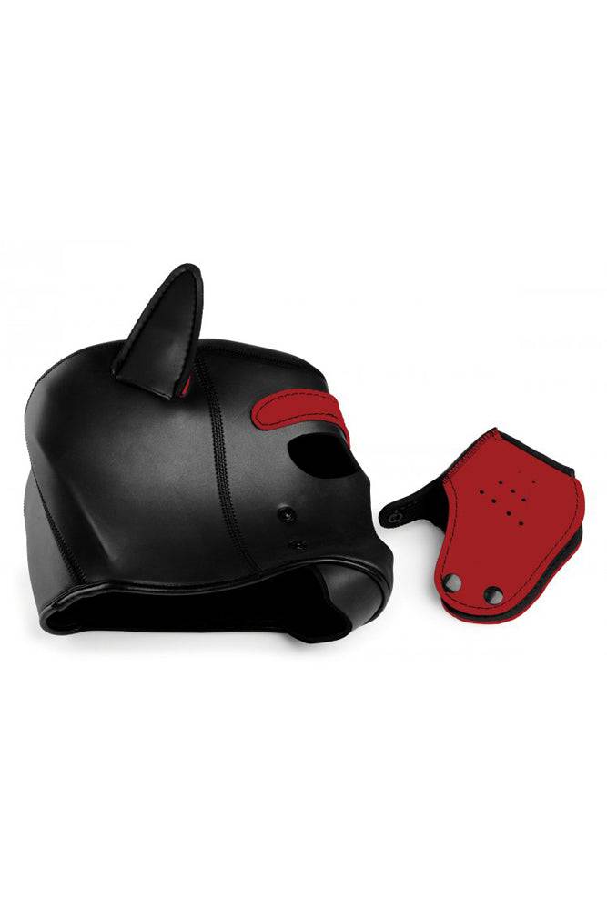 XR Brands - Master Series -  Spike - Neoprene Puppy Hood - Stag Shop