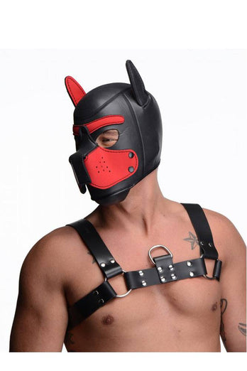 XR Brands - Master Series -  Spike - Neoprene Puppy Hood - Stag Shop