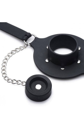 XR Brands - Master Series - Pie Hole Silicone Feeding Gag - Stag Shop