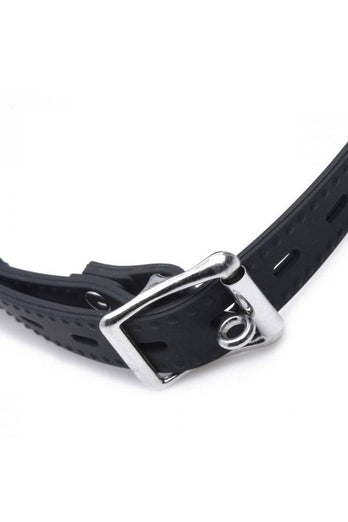 XR Brands - Master Series - Pie Hole Silicone Feeding Gag - Stag Shop