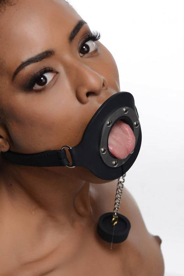 XR Brands - Master Series - Pie Hole Silicone Feeding Gag - Stag Shop