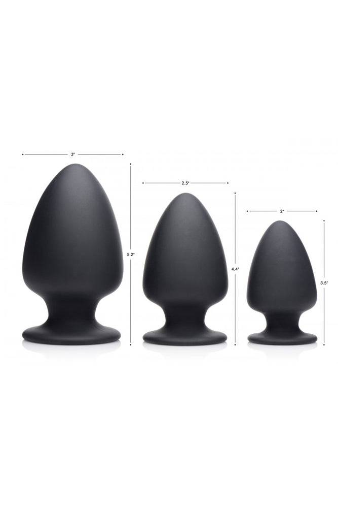 XR Brands - Squeeze-It - Squeezable Silicone Anal Plug - Medium - Stag Shop