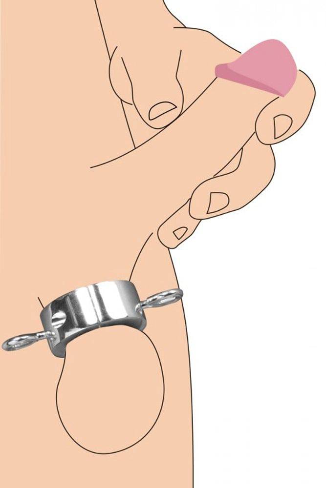 XR Brands - Master Series - Ball Strap Metal Ball Stretcher - Stag Shop